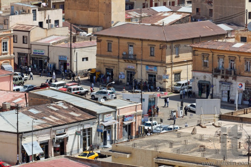 View from St. Mary's Catholic Cathedral. Asmara. Eritrea. Africa.