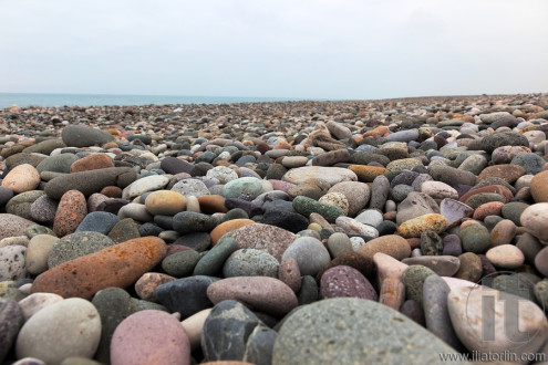 Pebble beach. Gonio. Georgia.