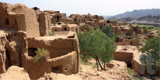 Deserted Village of Kharanaq near Yazd. Iran