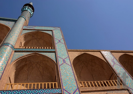 Detail of Amir Chakhmaq Complex in Yazd, Iran