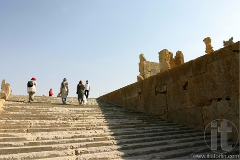 Entry stairs to Persepolis, Iran