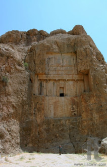 Naqsh-e Rostam, Tomb of Persian King, near Persepolis. Iran