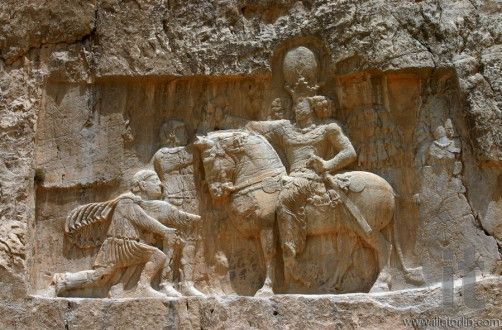 Naqsh-e Rostam, Tombs of Persian Kings, near Persepolis. Iran