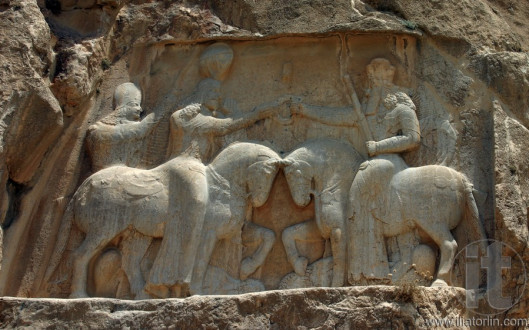 Naqsh-e Rostam, Tombs of Persian Kings, near Persepolis. Iran