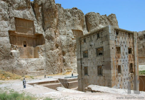 Naqsh-e Rostam, Tombs of Persian Kings, near Persepolis. Iran