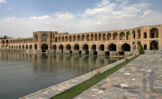 One of the bridges in Esfahan. Iran