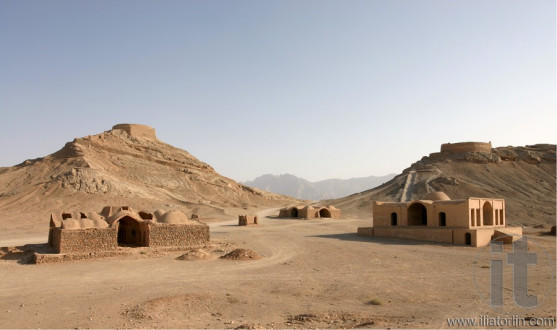 Ruins of Zoroastrian Towers of Silence Yazd, Iran