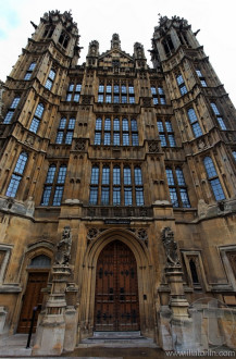St Stephens entrance. Houses of Parliament. London. UK