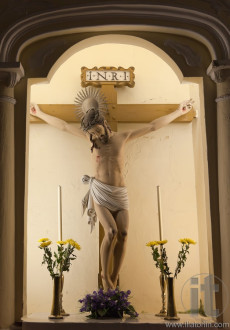 Jesus crucifixion. Church of St. Dominic (Domingos). Macau.