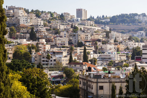 View of the city of Nazareth. Israel