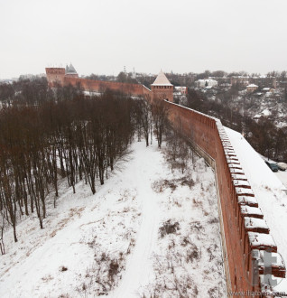 Kremlin wall. Smolensk. Russia