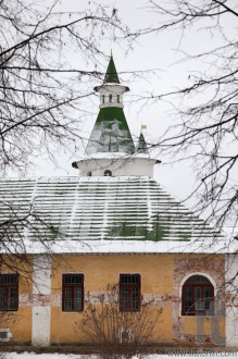 Tower and buildings of New Jerusalem near Istra. Moscow Region. Russia