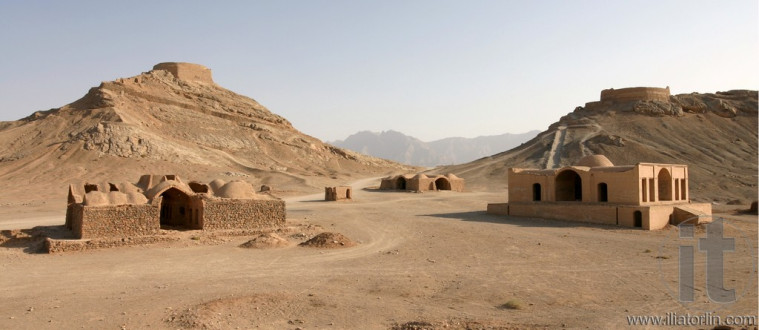 Towers of Silence in Yazd, Iran
