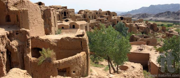 Deserted Village of Kharanaq. Iran