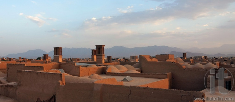 Market's rooftop. Yazd. Iran
