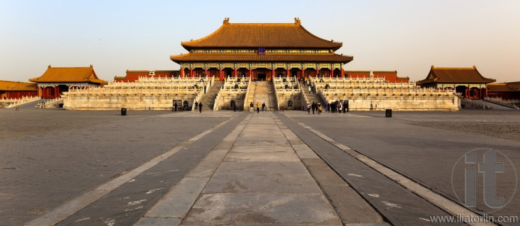 The Three Great Halls Palace. Forbidden City. Beijing, China