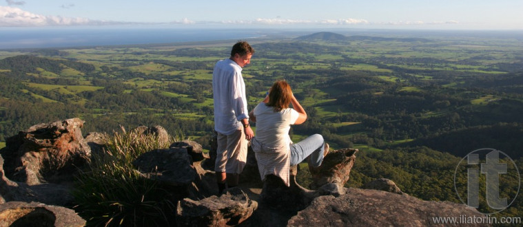 View from drawing rooms lookout. Near town of Berry. Australia.