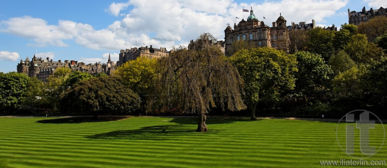 Princess Gardens. Edinburgh. Scotland. UK.