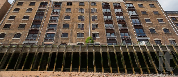 Block of flats in Docklands. London. UK
