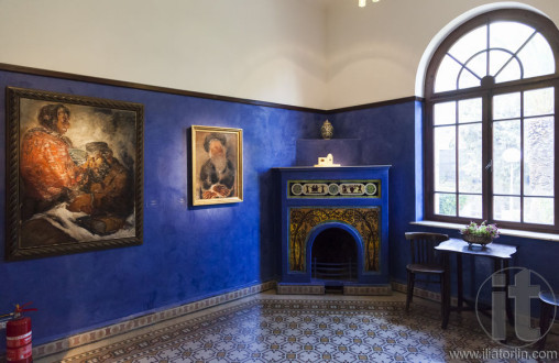 Reception room. Bet Bialik House museum. Tel Aviv, Israel.