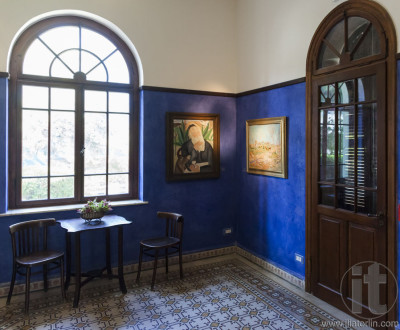 Reception room. Bet Bialik House museum. Tel Aviv, Israel.