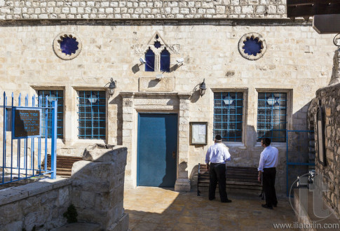 Ashkenazi synagogue before Shabbat. Tzfat (Safed). Israel